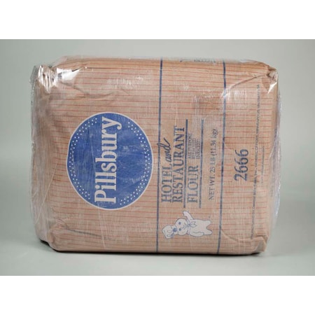 Pillsbury Hotel & Restaurant Flour All Purpose Enriched/ Bleached 25lbs, PK2 18000-32666